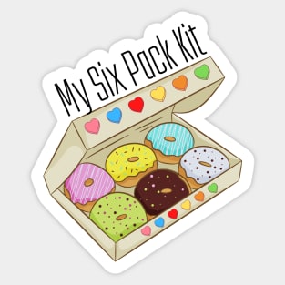 My Six Packs Donut Kit Sticker